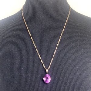 🔥  Amethyst pendant necklace
